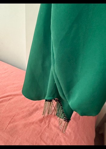 Uzun Kollu Yeşil Salaş Takım - Görsel 3