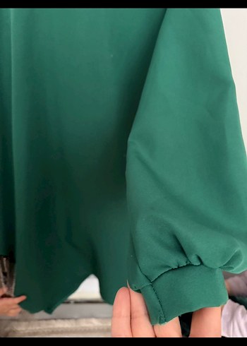 Uzun Kollu Yeşil Salaş Takım - Görsel 6