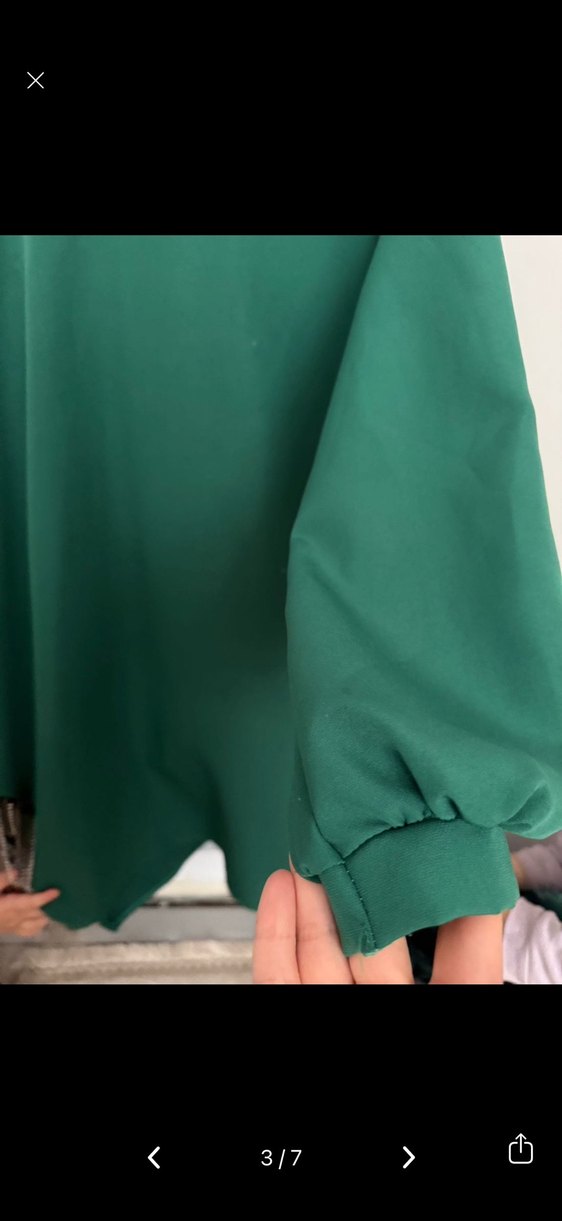 Uzun Kollu Yeşil Salaş Takım - Görsel 2