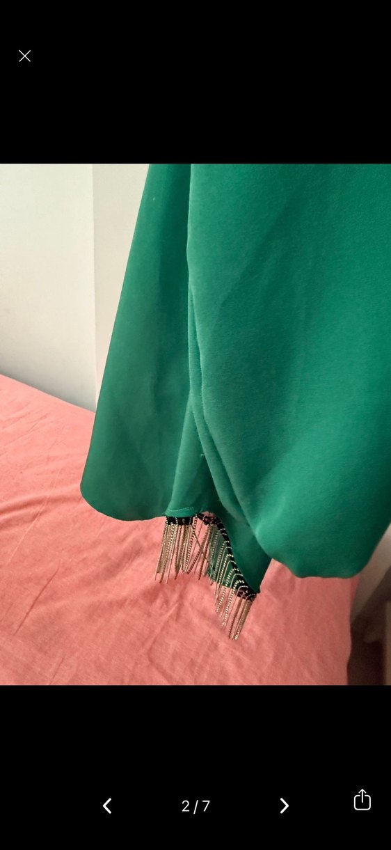 Uzun Kollu Yeşil Salaş Takım - Görsel 3