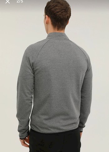 Lumberjack Lumberjack Gri Fermuarlı Erkek Sweatshirt