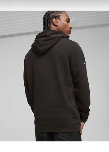 BMW Motorsport Siyah Kapüşonlu Sweatshirt - Görsel 6