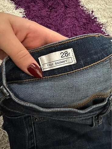 28 Beden lacivert Renk Gap pantolon