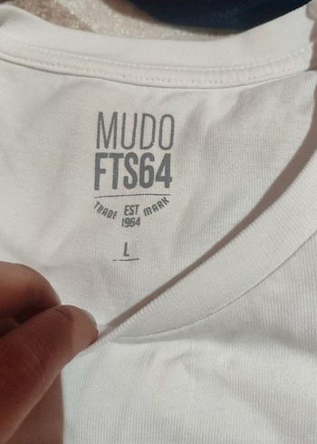Mudo Mudo Beyaz Erkek Kısa Kollu Tişört