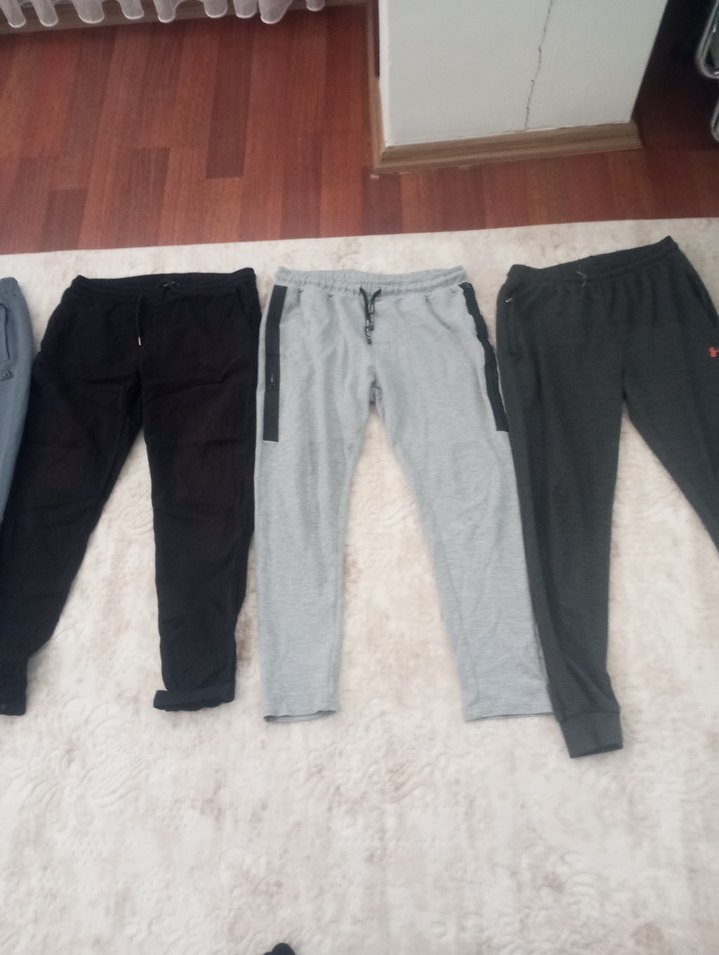 5 adet Gri Erkek Sweatpant Jogger eşofman - Görsel 3