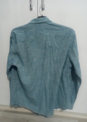 Erkek Mavi lacoste Gömlek Uzun Kollu - Görsel 2