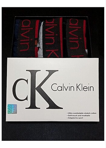 universal Beden Calvin Clein 3 lü boxer kampanya paketi