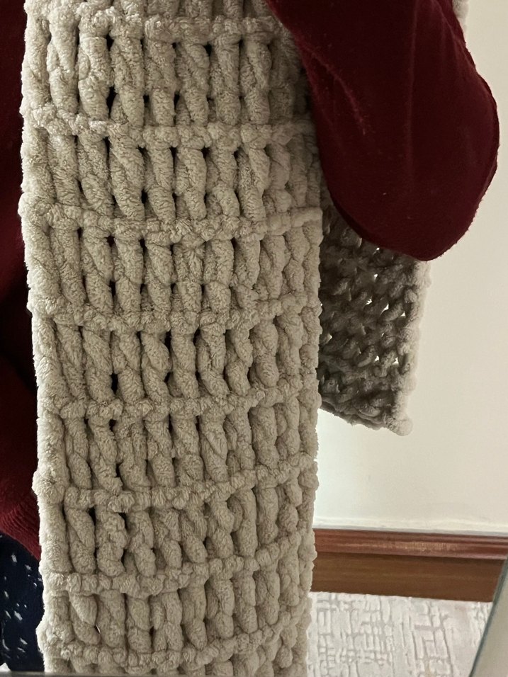 Taş rengi Alize Puffy Atkı - Görsel 2