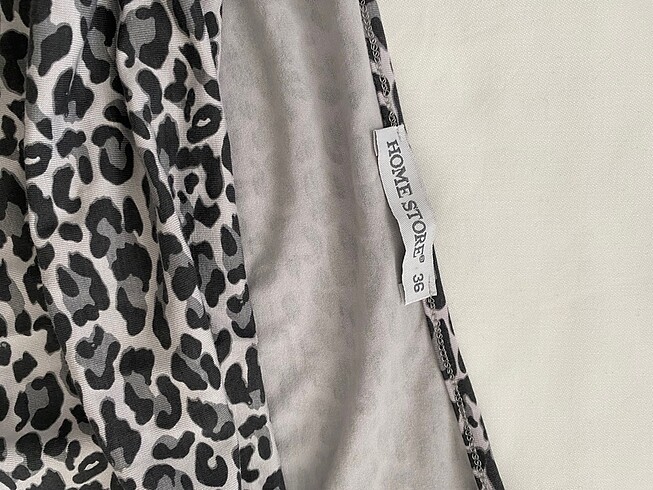 s Beden Y2K Leopar Desenli elbise