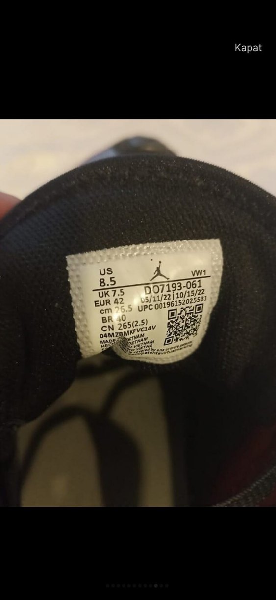 Kırmızı Siyah Bağcıklı Basketbol Ayakkabısı - Görsel 5