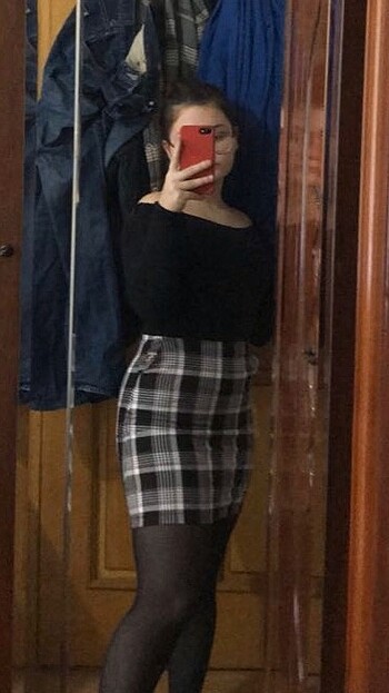 Ekose mini etek