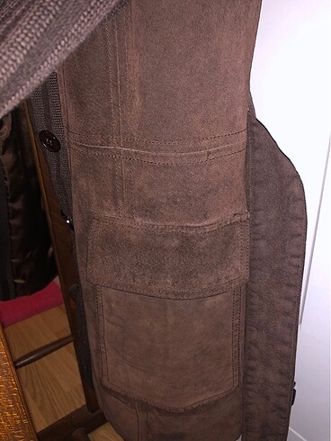 Mango Kahverengi Kadın Süet Ceket - Görsel 5