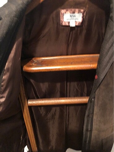 Mango Kahverengi Kadın Süet Ceket - Görsel 7