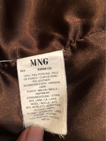 Mango Kahverengi Kadın Süet Ceket - Görsel 9