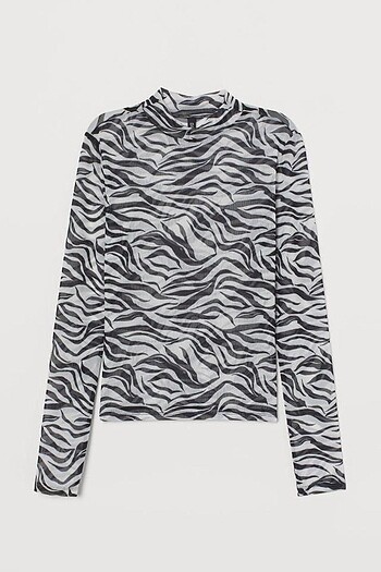 H&M H&M Yarım Balıkçı Bluz