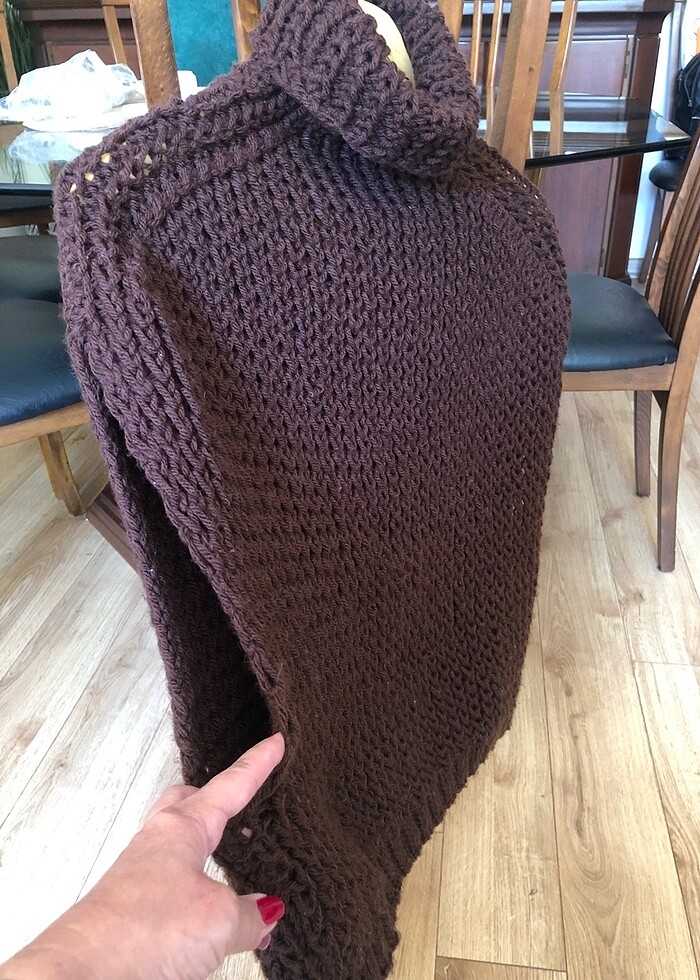 Kahverengi Süveter - Görsel 2