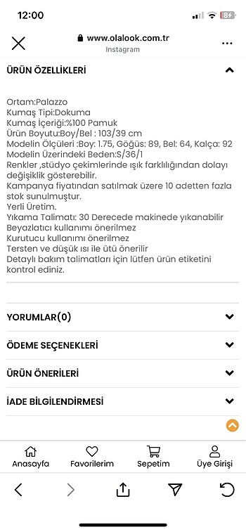 Siyah Kadın Pantolon - Görsel 10