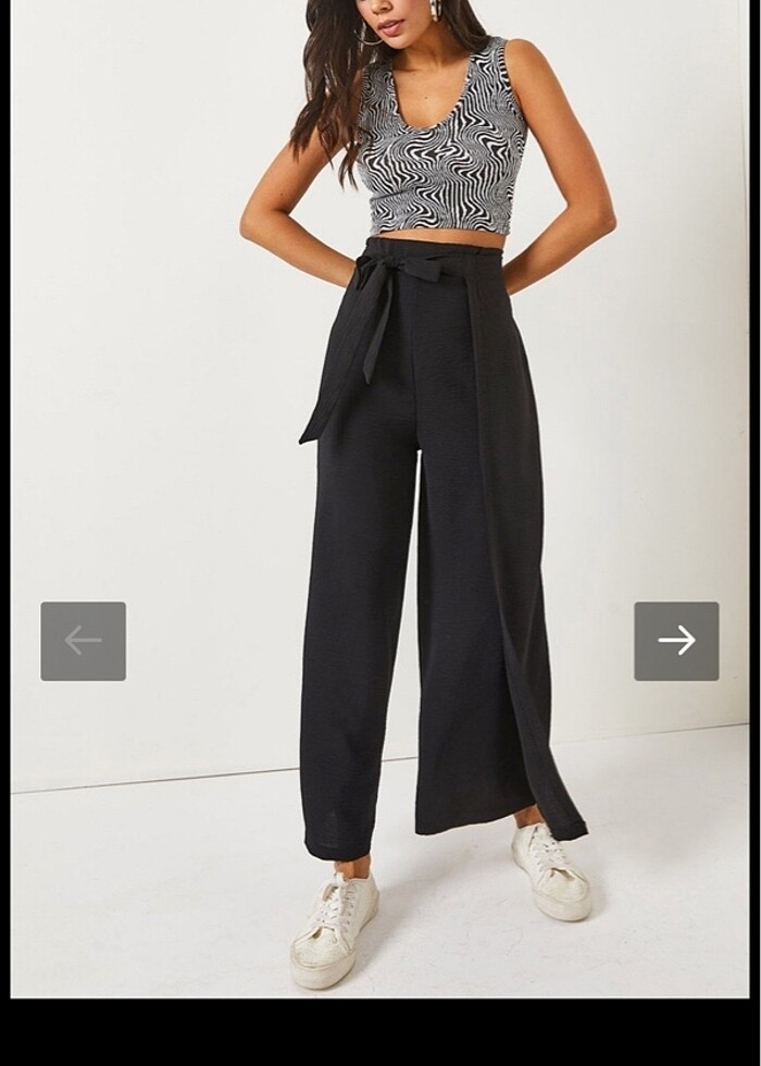 Siyah Kadın Pantolon - Görsel 3