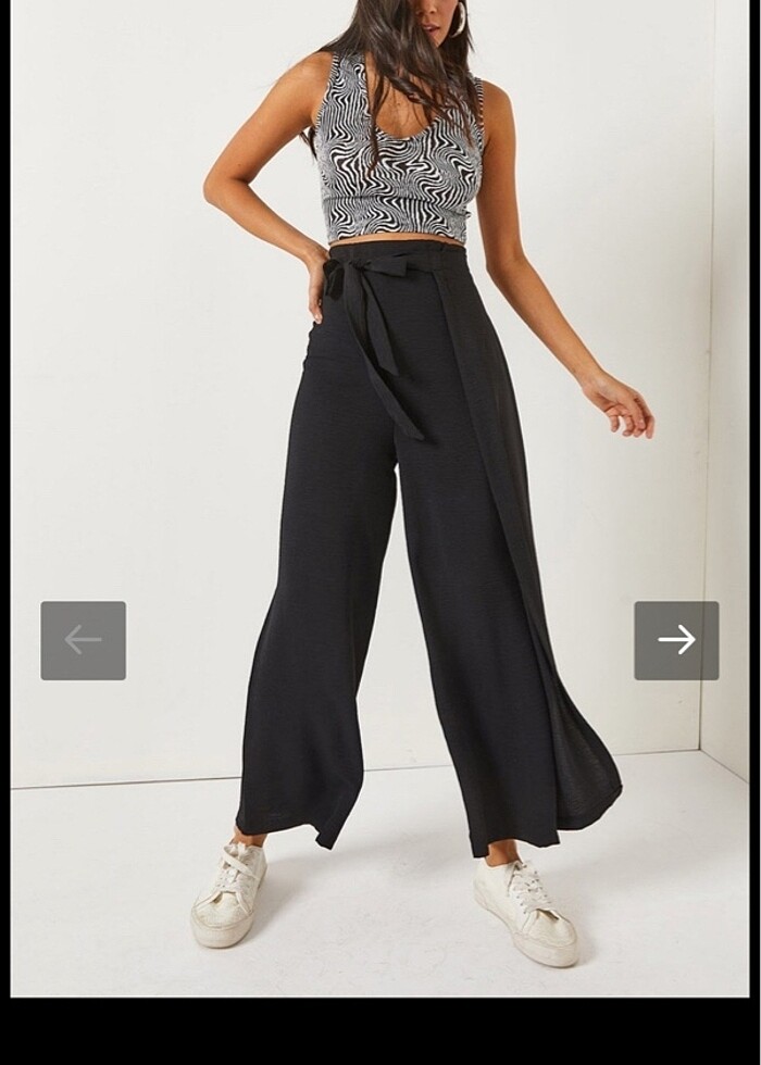 Siyah Kadın Pantolon - Görsel 5