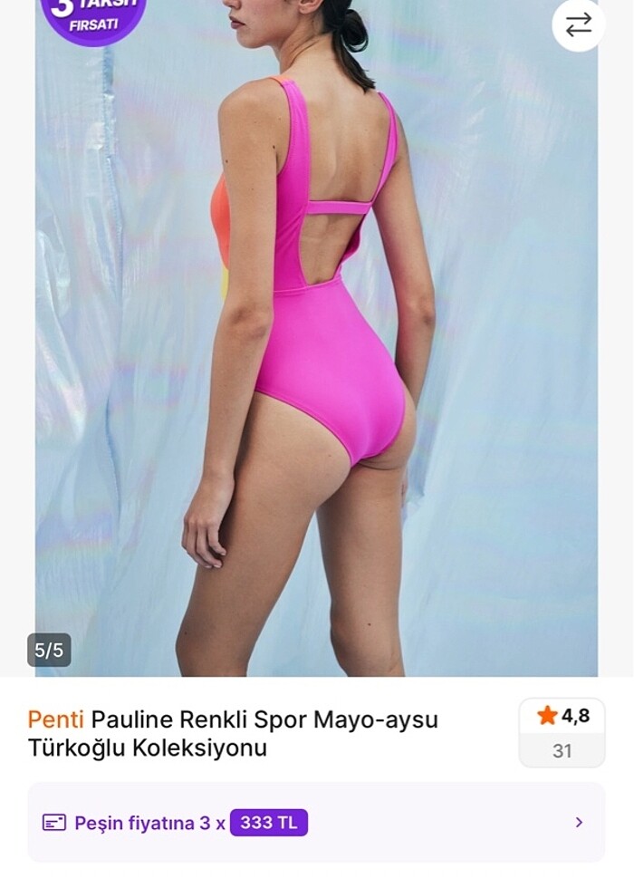 Penti Pauline Spor Mayo - Görsel 2