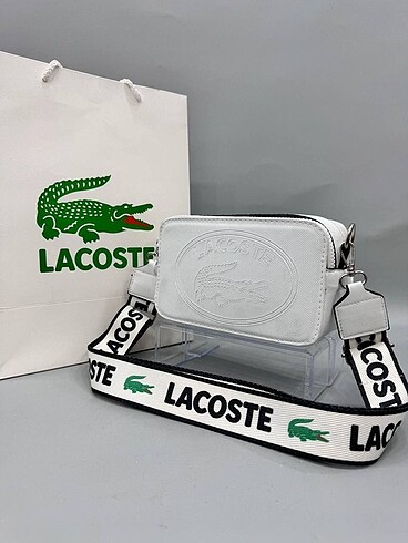  Beden mavi Renk Lacoste 21*13 cm siyah renk