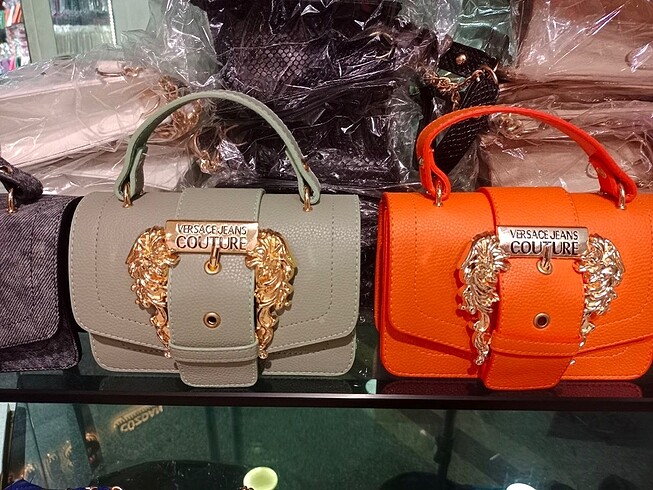  Beden Versace bayan çanta 18*13 cm zincir askılı astarsız