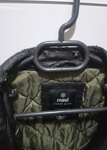 Siyah Deri Biker Ceket - Görsel 5