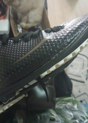 Siyah Yılan Desenli Erkek Futbol Ayakkabısı - Görsel 3