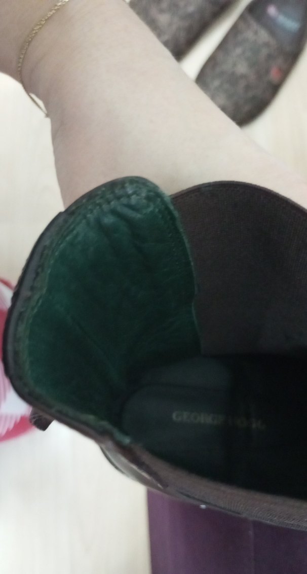 Kahverengi Deri Stiletto Topuklu Kadın Bot - Görsel 4