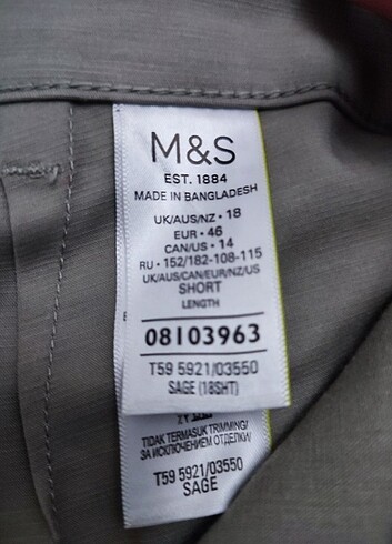 Marks & Spencer KISA PANTOLON MARK AND SPENCER