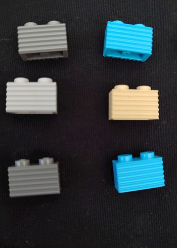  Beden Renk Renkli ve çizgili lego tuğla parçaları