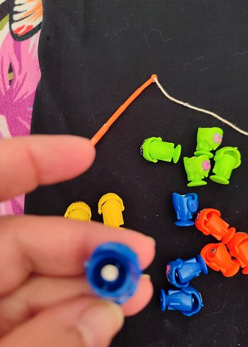  Beden Renk Renkli Balık Tutma Oyuncağı Seti