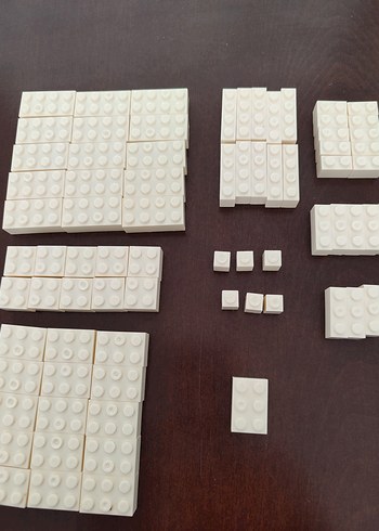  Beden Krem Renk Lego Parçaları Seti