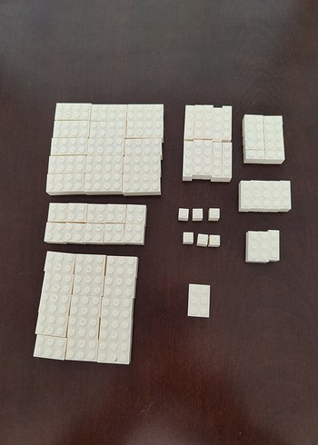 Krem Renk Lego Parçaları Seti