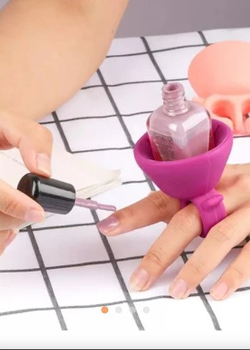 Naturalove Silikon Oje Tutucu - Görsel 4