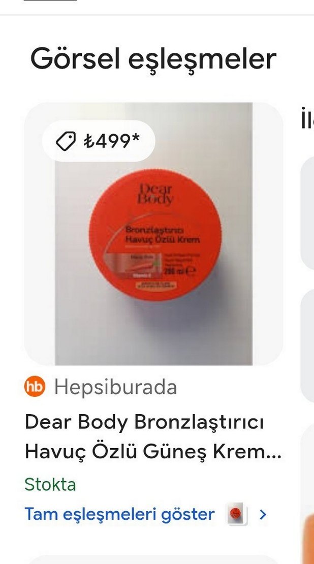 Dear Body Bronzlaştırıcı Havuç Özlü Krem 200ml - Görsel 4
