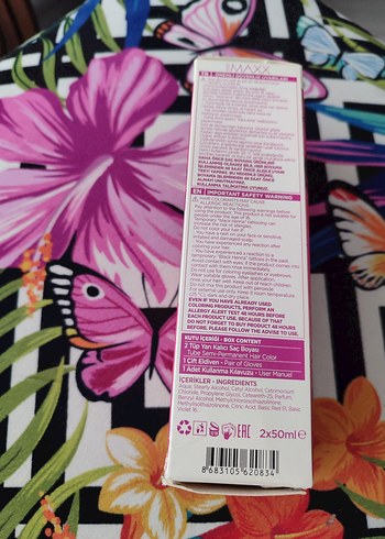 Maxxx Deluxe Yarı Kalıcı Pembe Saç Boyası - Görsel 3