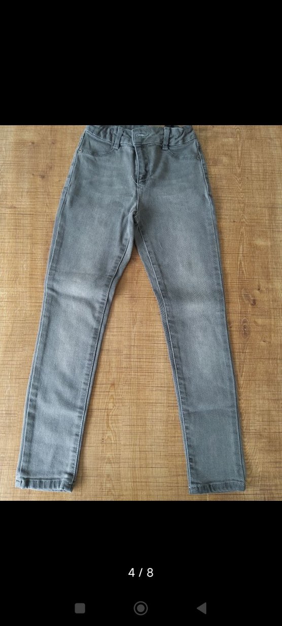 Kız Çocuk Gömlek ve Kot Pantolon - Görsel 5