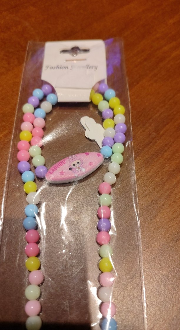 Labubu Çocuk Kolye Bileklik Seti - Görsel 5