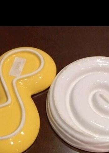 Sarı ve Beyaz Zeytin Sunum Tabak Seti - Görsel 2