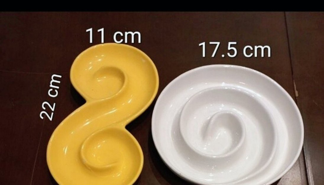 Sarı ve Beyaz Zeytin Sunum Tabak Seti - Görsel 3