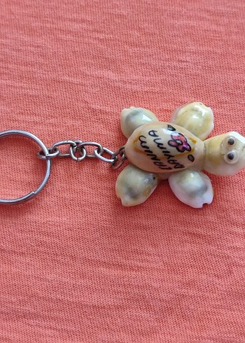 Deniz kabuğu  Kaplumbağa  Anahtarlık - Görsel 2