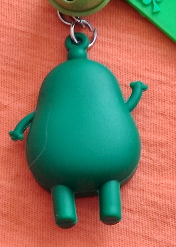 Renkli Avokado Figürlü Kadın Anahtarlık - Görsel 3