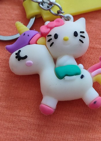 Renkli Unicorn Anahtarlık - Görsel 5