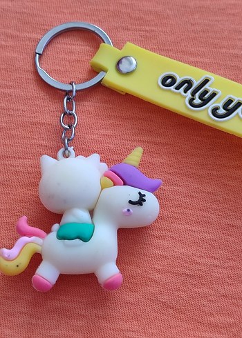 Renkli Unicorn Anahtarlık - Görsel 2