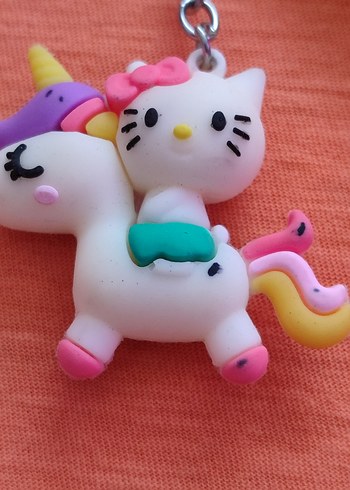 Renkli Unicorn Anahtarlık - Görsel 3