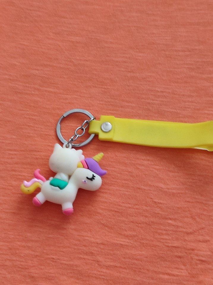 Renkli Unicorn Anahtarlık - Görsel 4