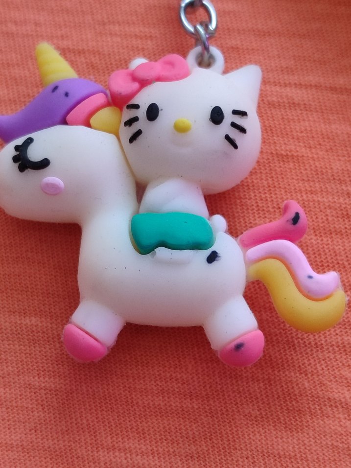 Renkli Unicorn Anahtarlık - Görsel 3