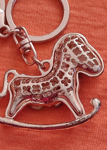 Taşlı At Figürlü Anahtarlık - Görsel 2