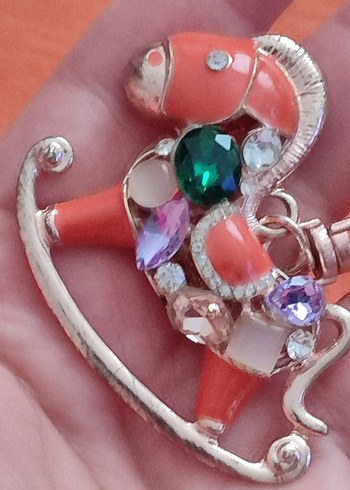 Taşlı At Figürlü Anahtarlık - Görsel 4